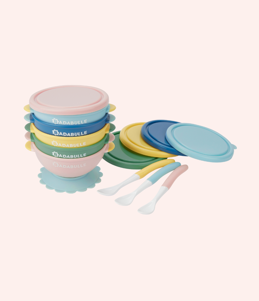 Set 5x Funcolor Bowls & 3 Löffel