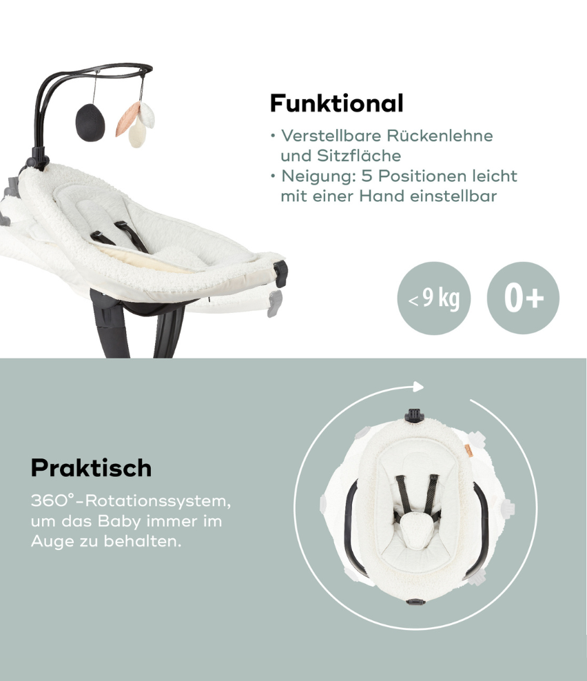 Elektrische Babyschaukel Swoon Evolution Curl