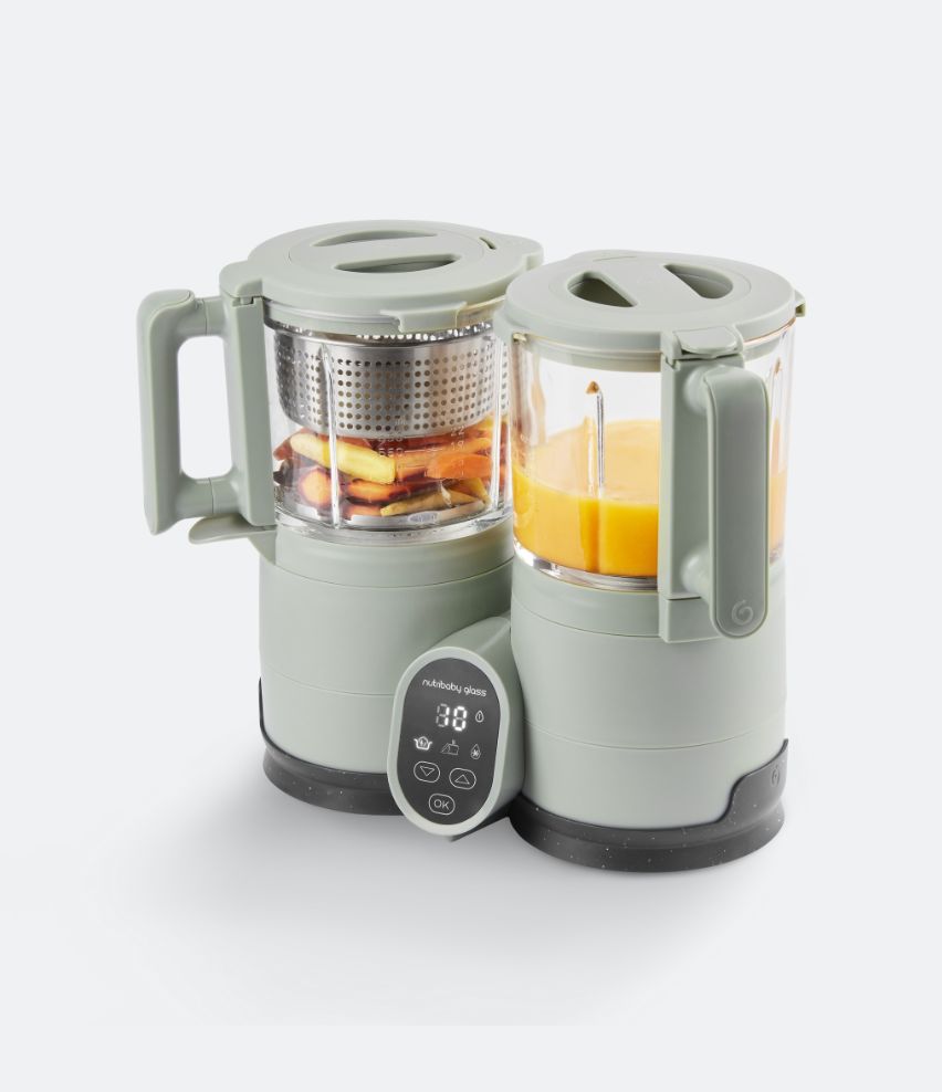 Babynahrungszubereiter Nutribaby Glass - 4 in 1