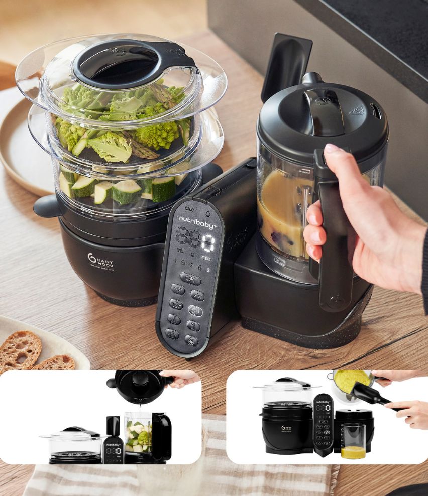 Babynahrungszubereiter Nutribaby(+) XL Black Zubereitung