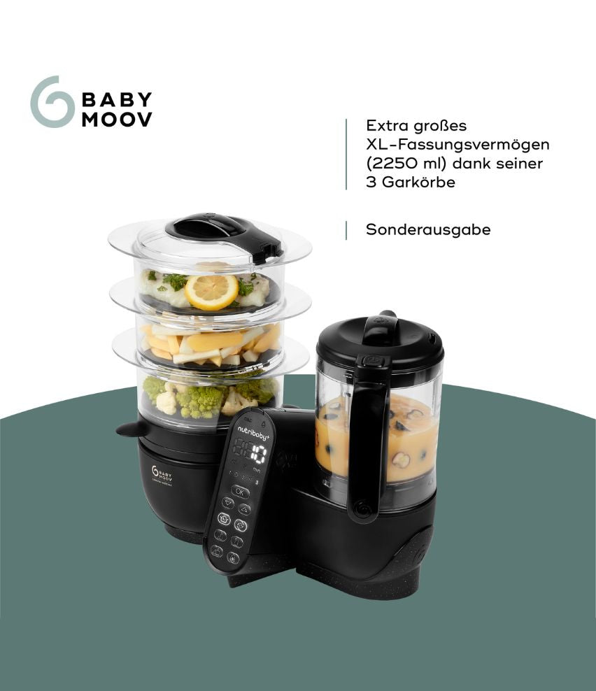 Babynahrungszubereiter Nutribaby(+) XL Black Sonderausgabe