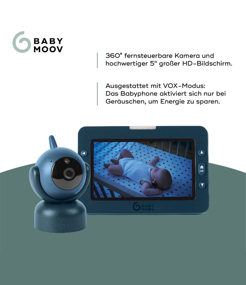 Babyphone mit Kamera YOO Master+ HD - fernsteuerbar