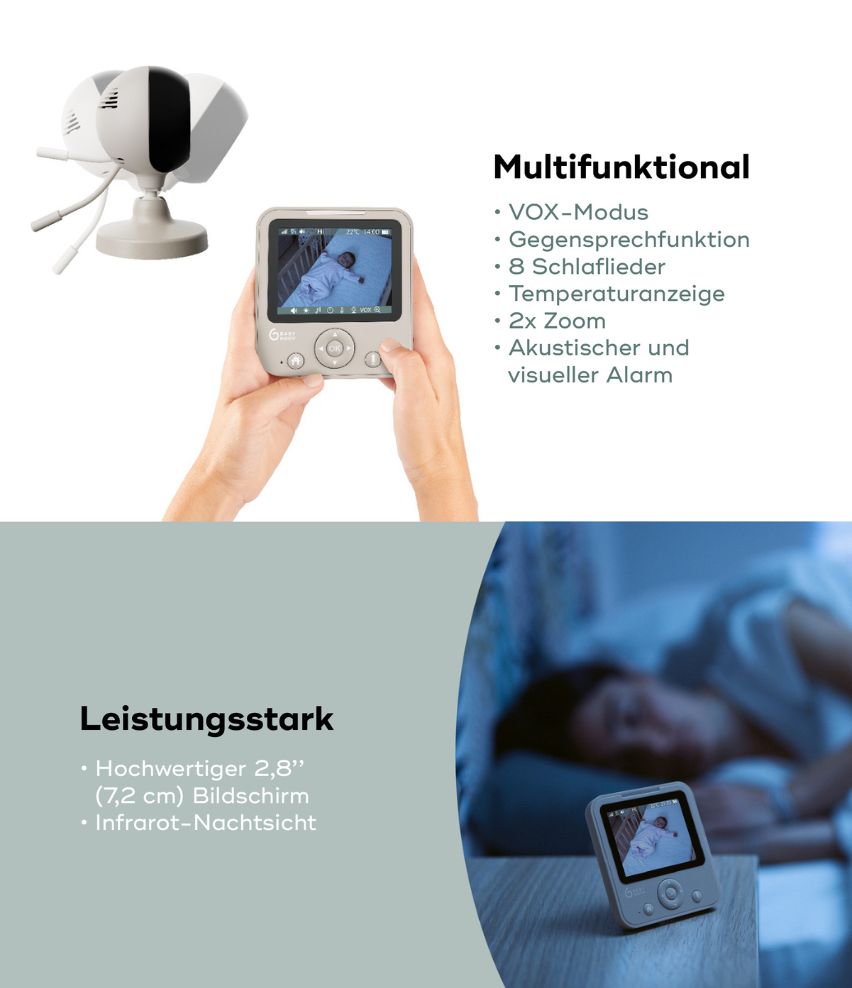 Babyphone mit Kamera YOO Start leistungsstark