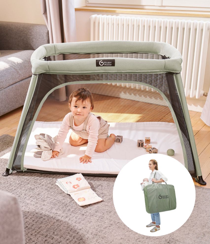 Reisebett 3-in-1 Moov & Comfy als Spielbereich