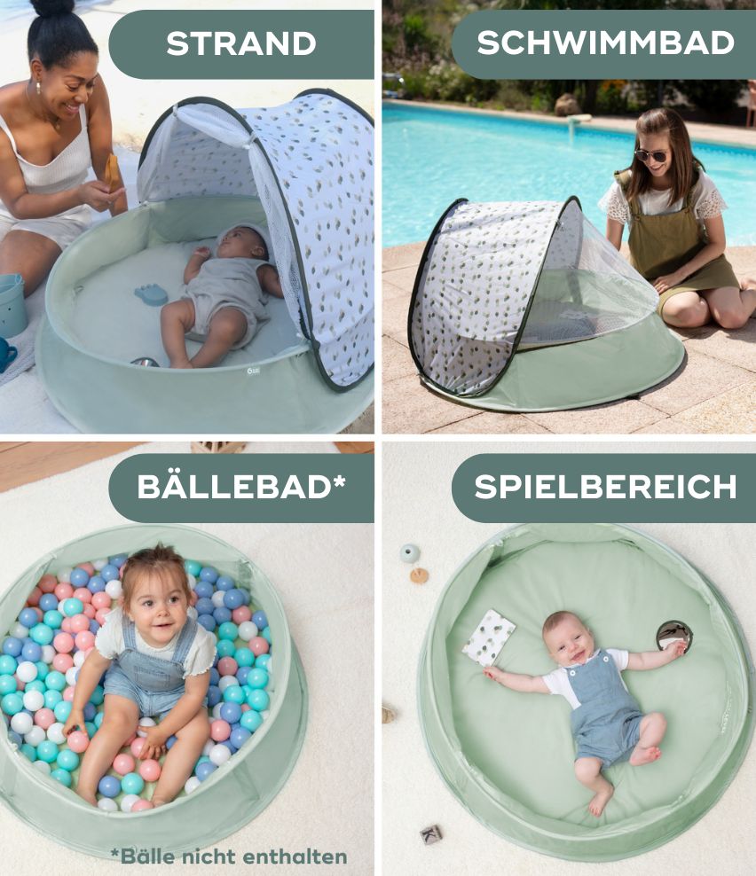 Strandmuschel Aquani Provence für unterwegs