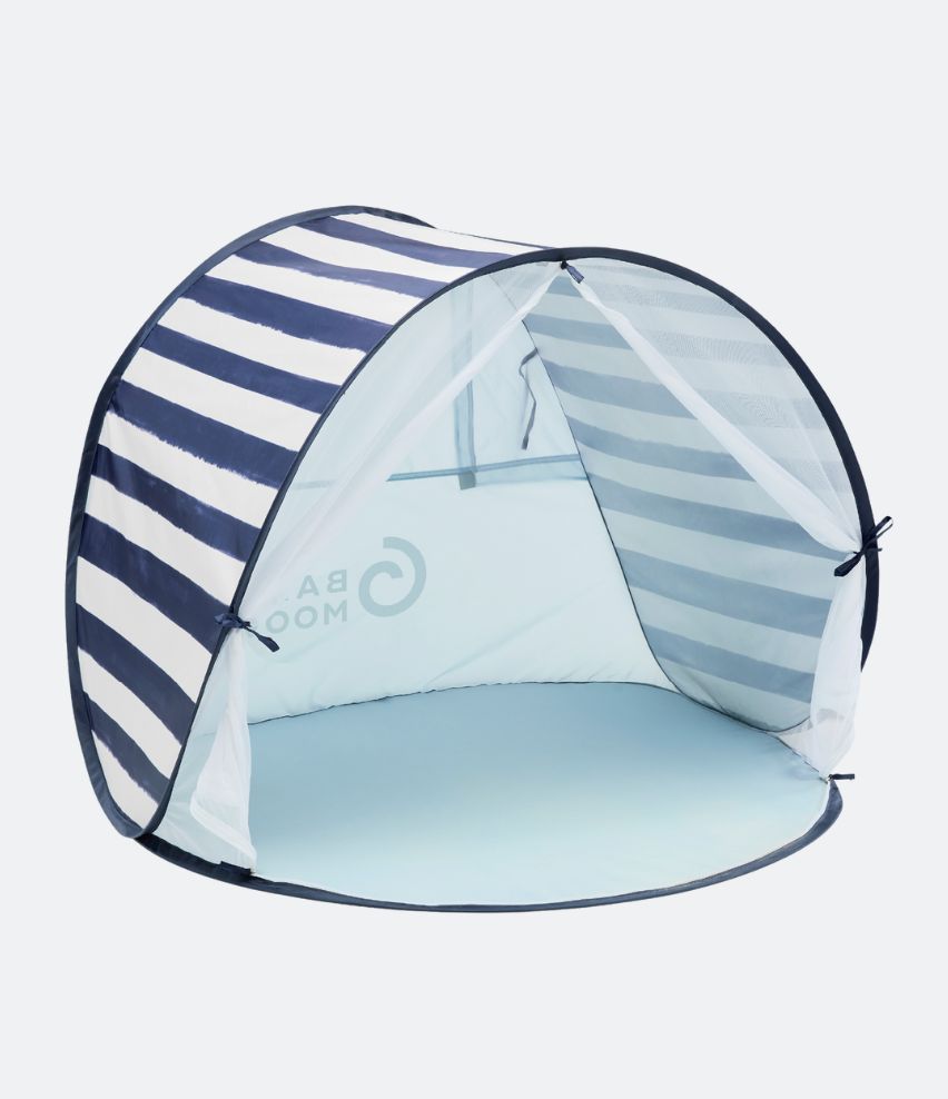 Strandmuschel Marinière mit UV-Schutz 50+