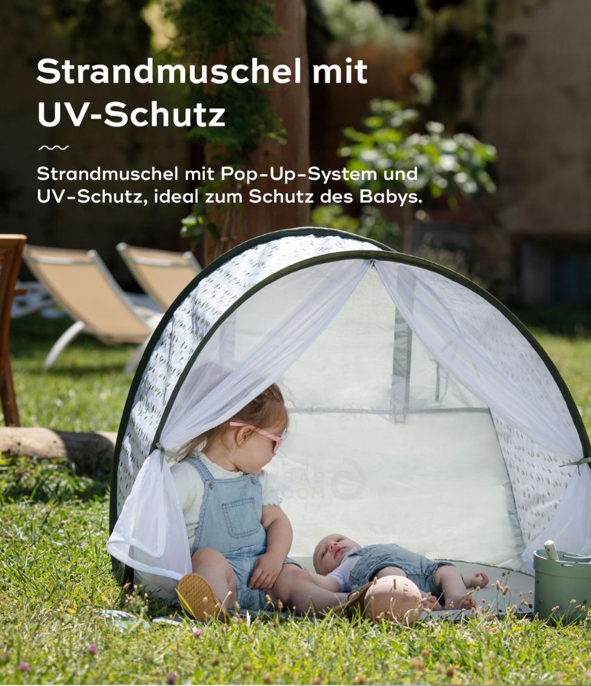 Strandmuschel Provence mit UV-Schutz 50+ von Babymoov
