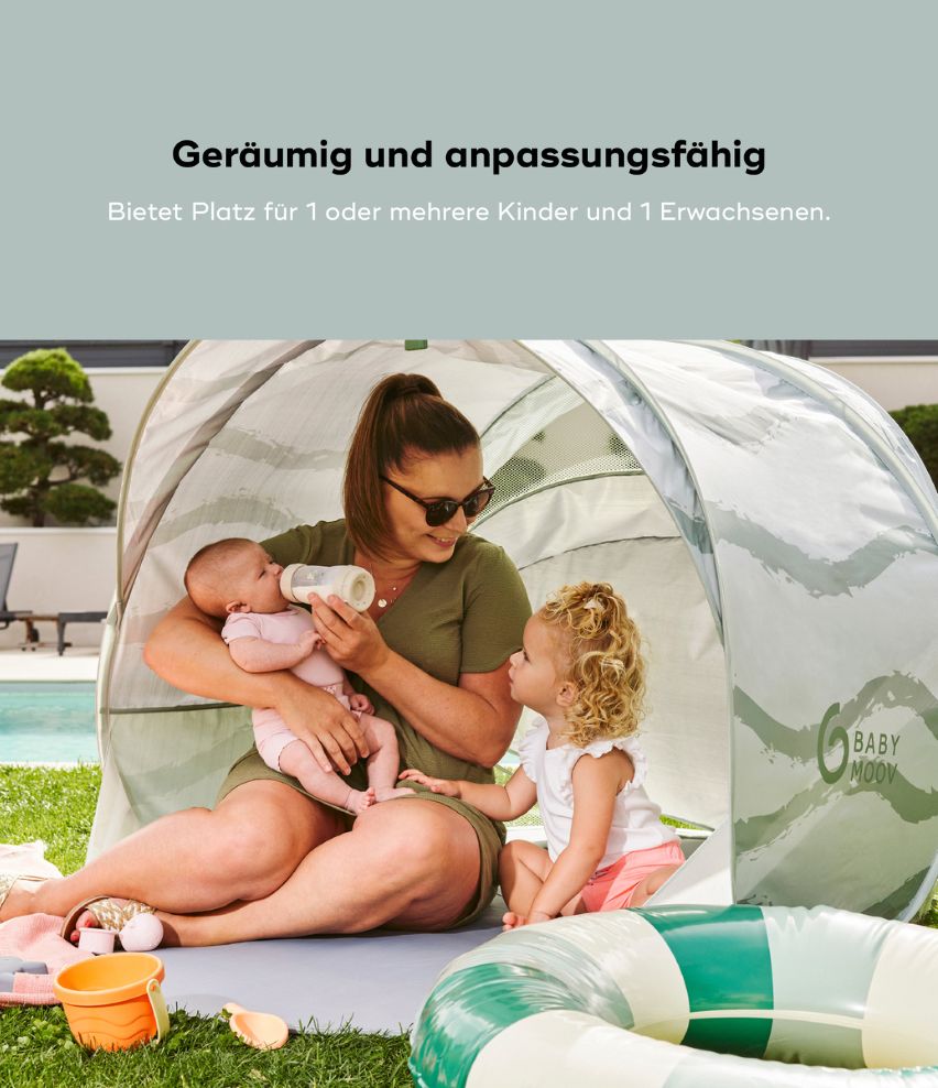 Strandmuschel Moov & Protect geräumig