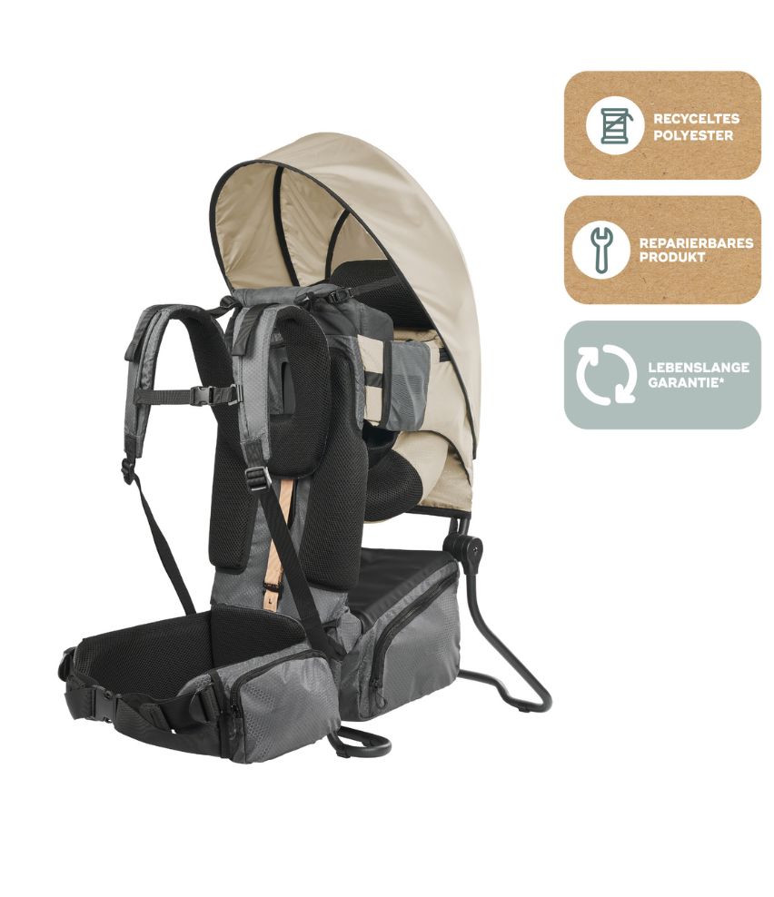 Kraxe Moov & Hike inkl. Regenschutz Lebenslange Garantie