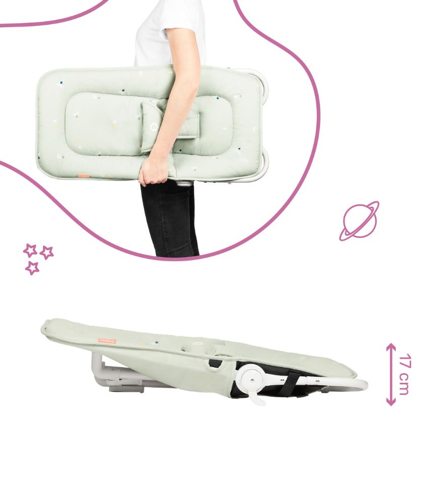 Faltbare Babywippe Lichen Zusammenklappbar
