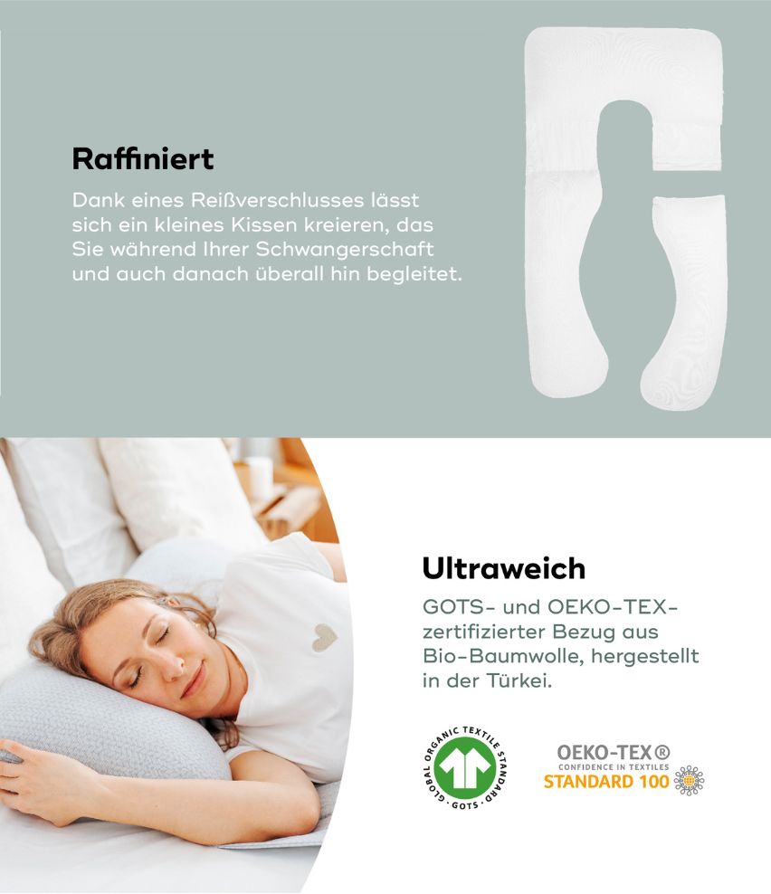 Schwangerschaftskissen B.LOVE XXL - zweite Wahl OEKO-TEX zertifiziert