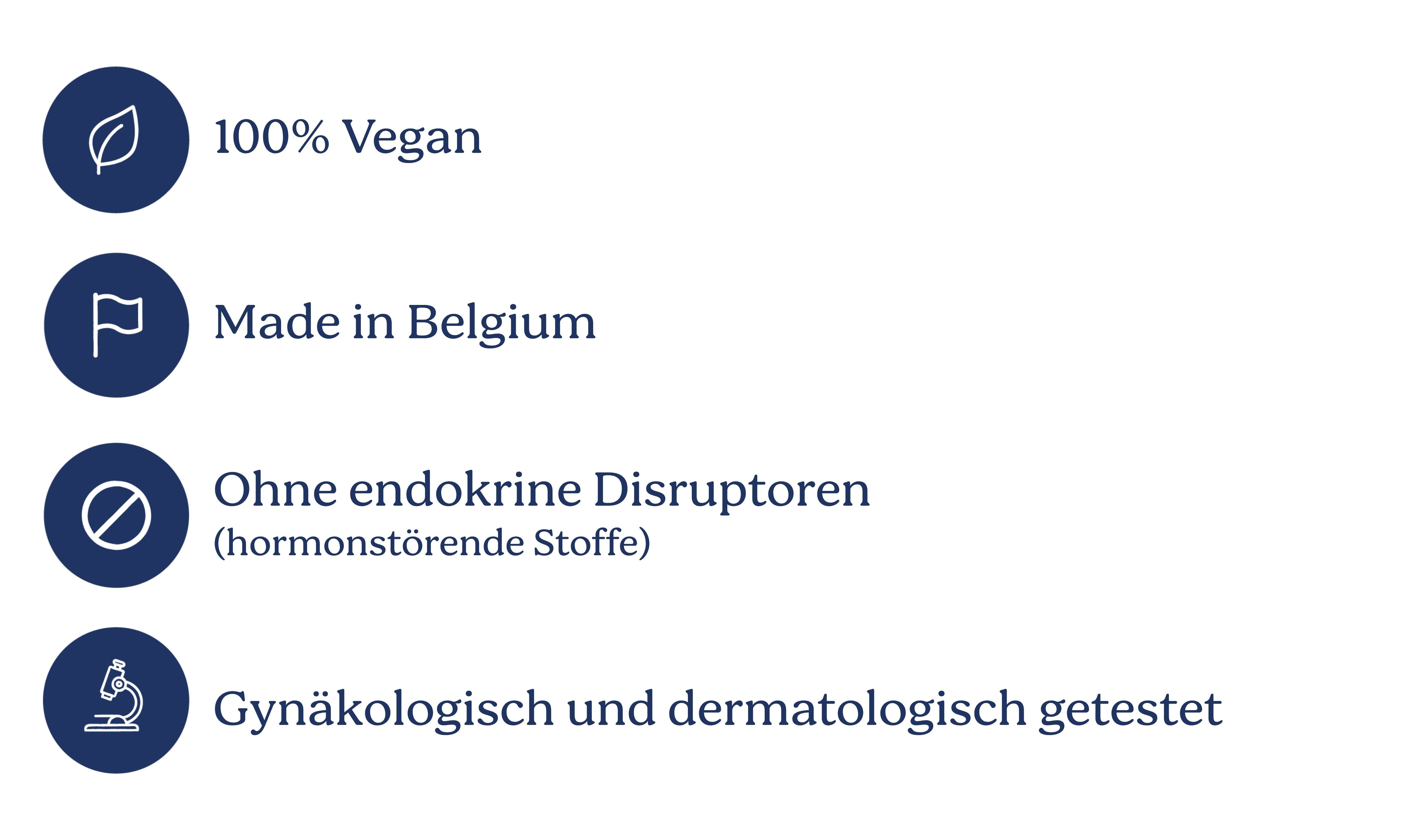 Inhaltsstoffe natürlichen Ursprungs und veganfreundlich