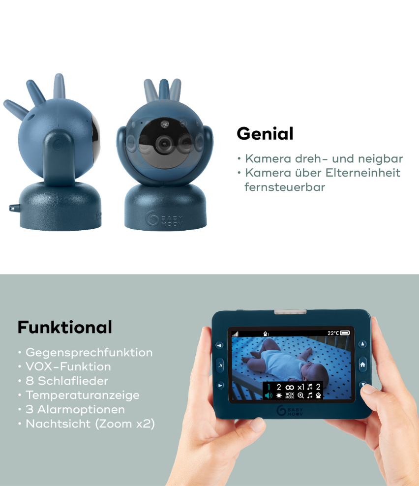 Babyphone YOO Master Plus - B-Ware - genial und funktional