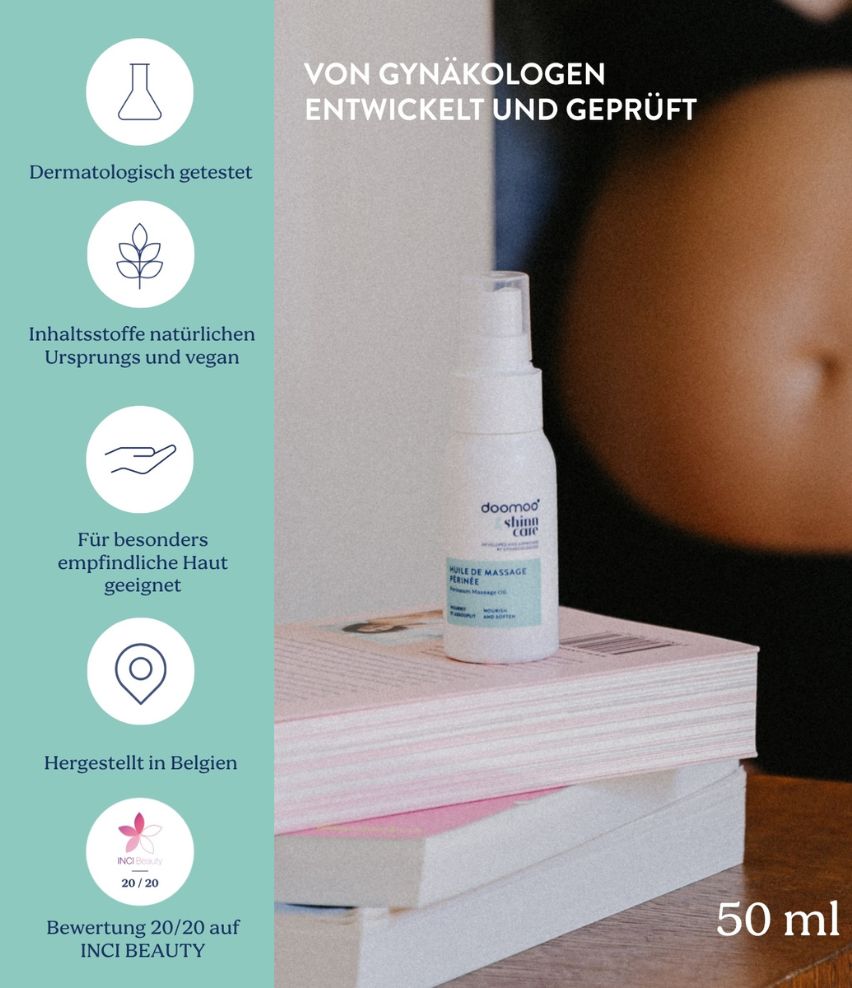 Damm-Massageöl - doomoo x shinncare von Gynäkologen entwickelt