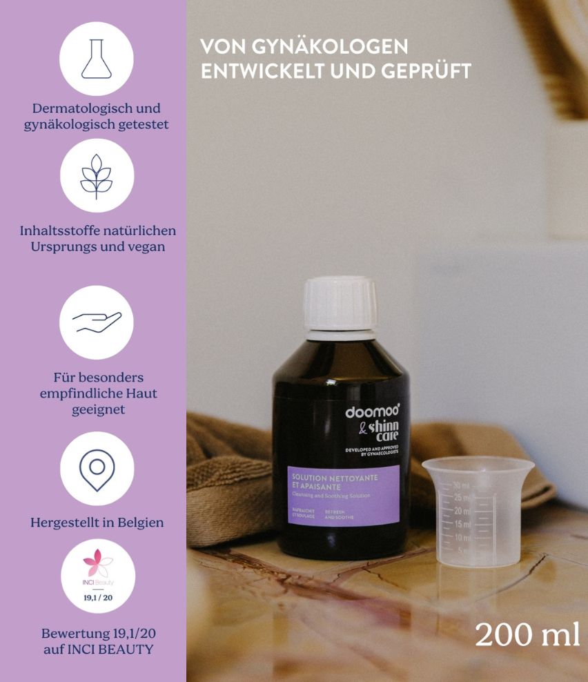 Beruhigende Intimpflege - doomoo x shinncare von Gynäkologen entwickelt