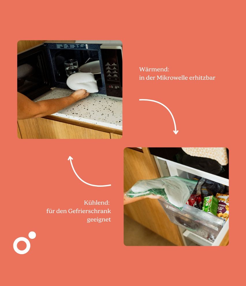 Wärmekissen Snoogy Mom Peaches mikrowellengeeignet