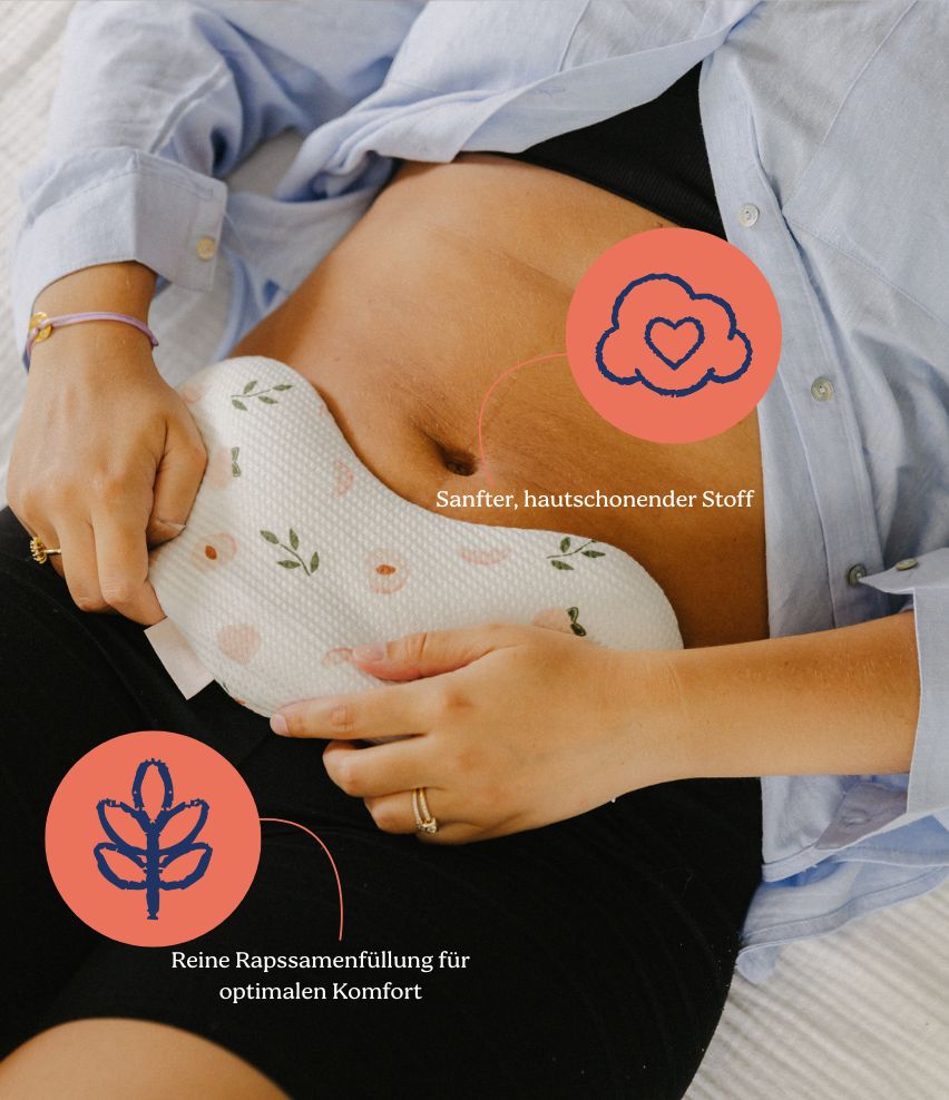 Wärmekissen Snoogy Mom Peaches Hautschonender Stoff