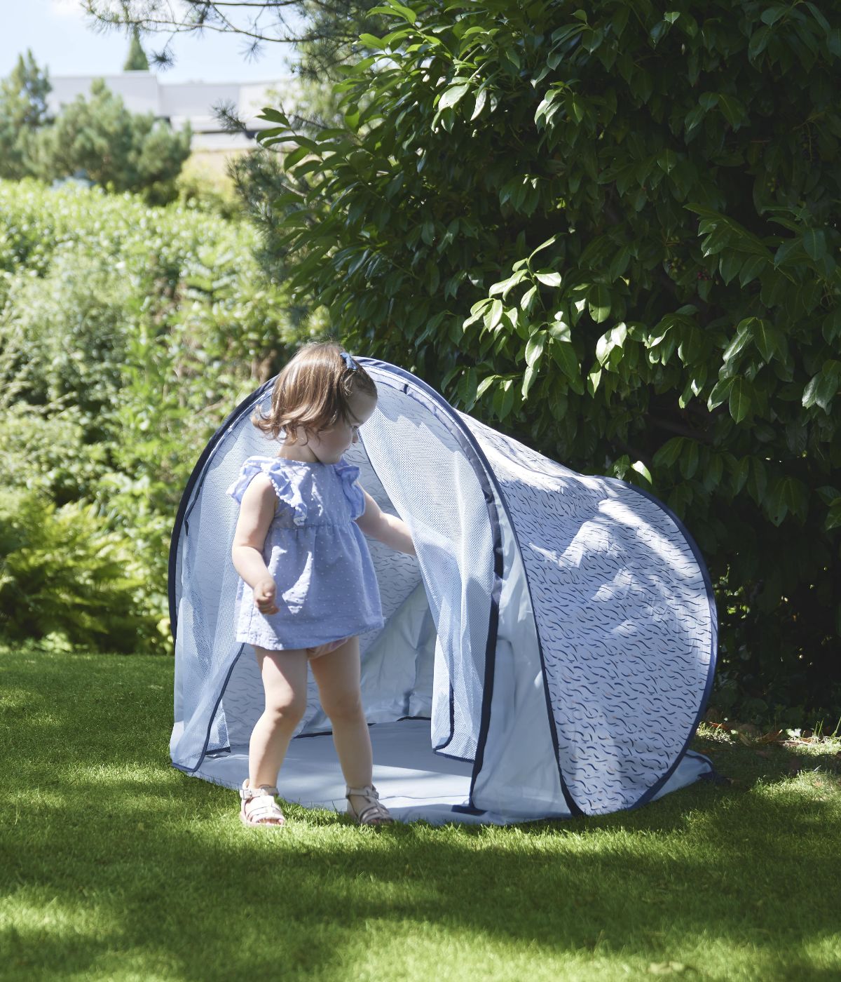 Strandmuschel Blue Waves