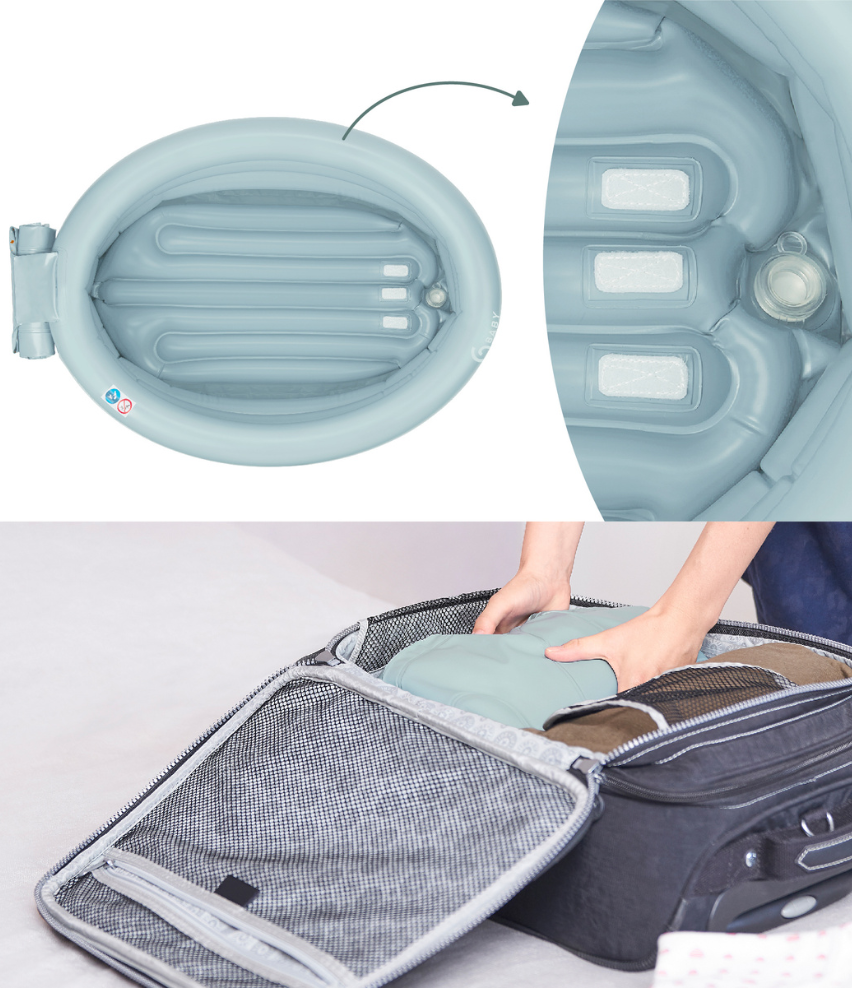 Aufblasbare Badewanne Aqua Dots - Kompakt