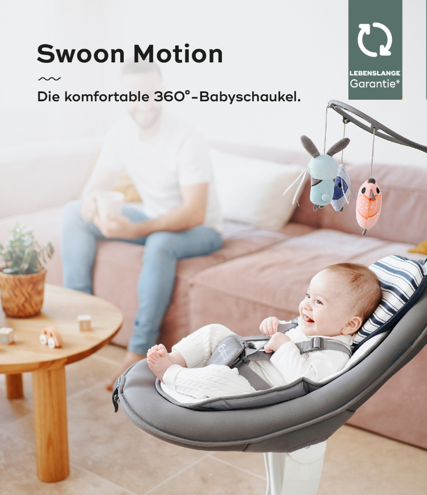 Elektrische Babyschaukel Swoon Motion - lebenslange Garantie