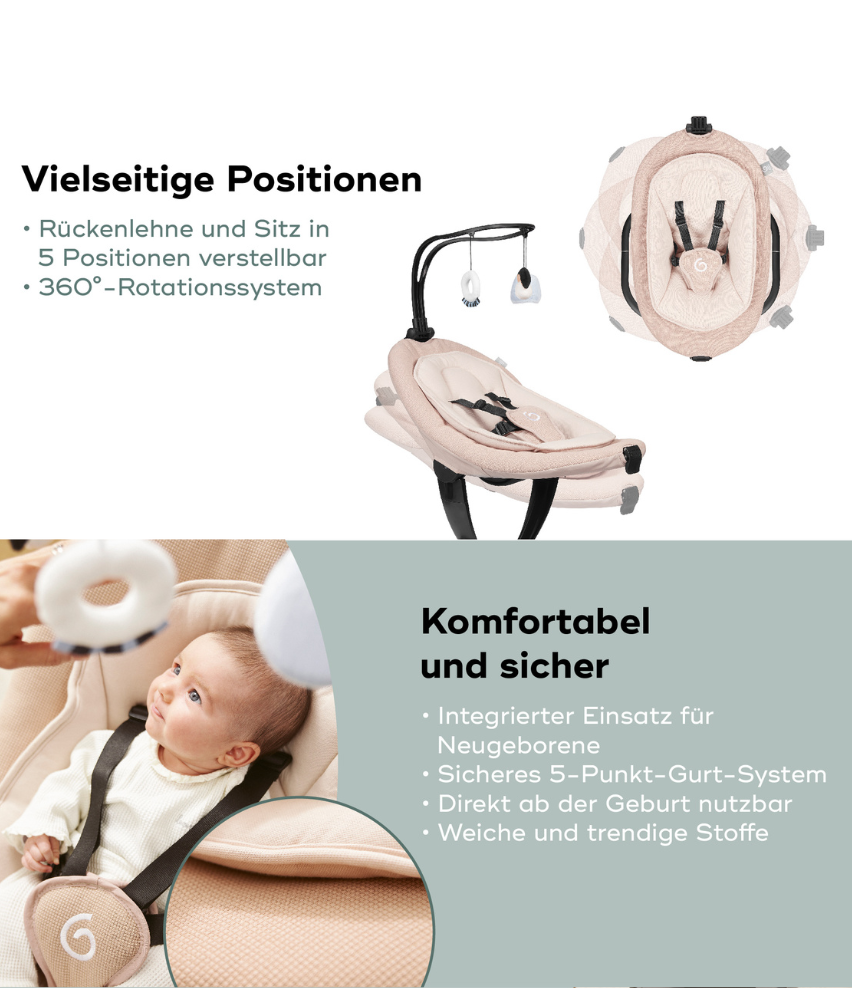 Elektrische Babyschaukel Swoon Evolution Connect
