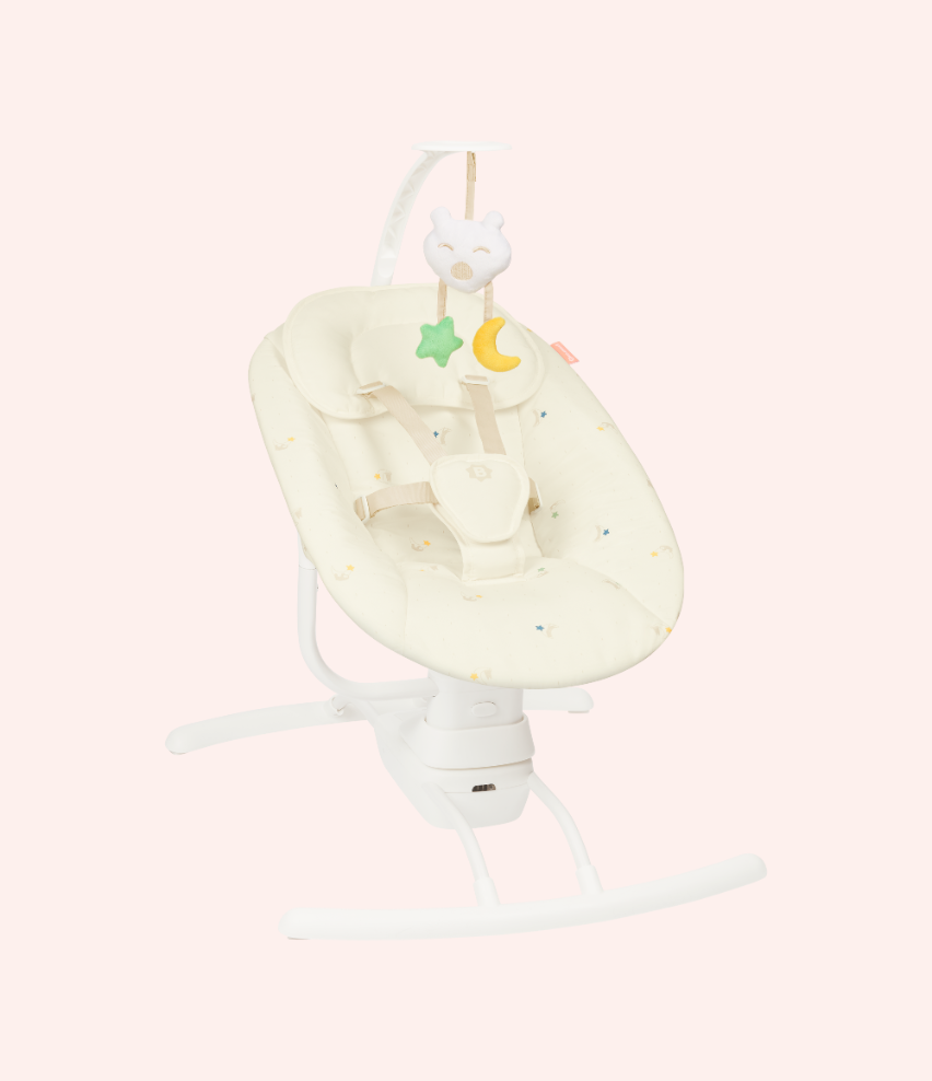 Ferngesteuerte Babyschaukel Creme