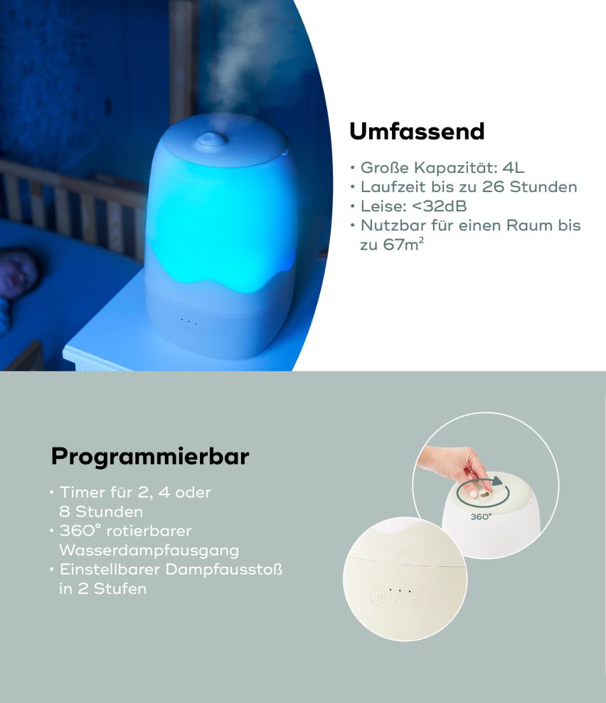 Luftbefeuchter Wave Programmierbar