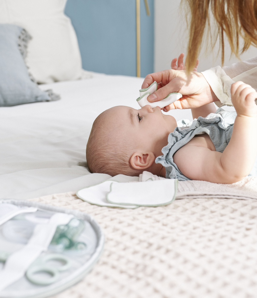 Babypflege-Set Matcha