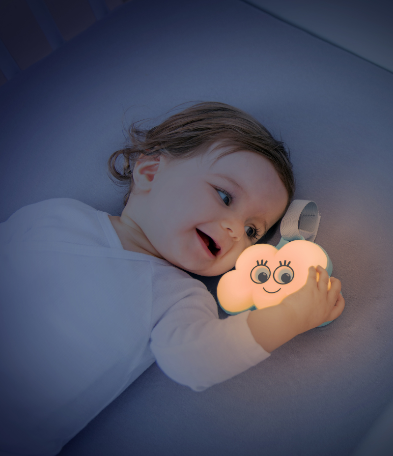 Nachtlicht mit Spieluhr Wolke