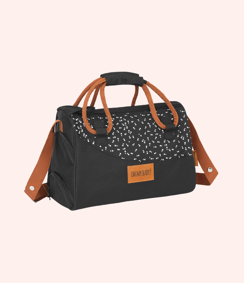 Wickeltasche Pocketstyle Black Caramel Badabulle®