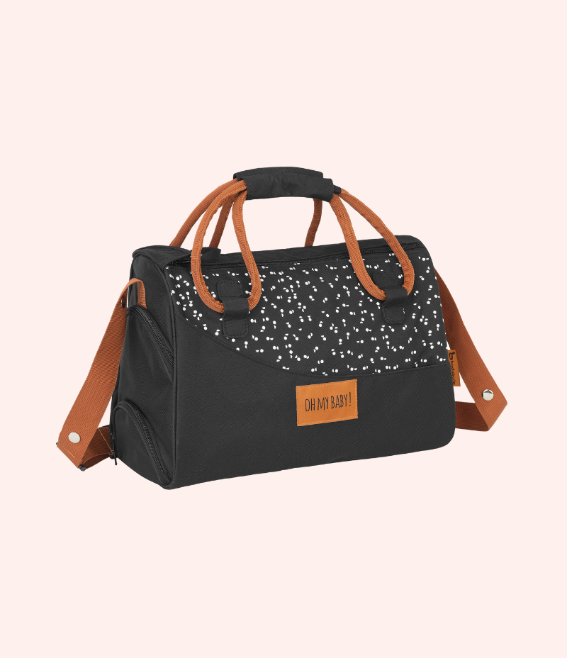 Wickeltasche Pocketstyle Black Caramel