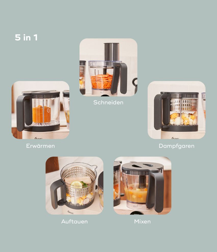 Babynahrungszubereiter Nutribaby Evolution 5 in 1