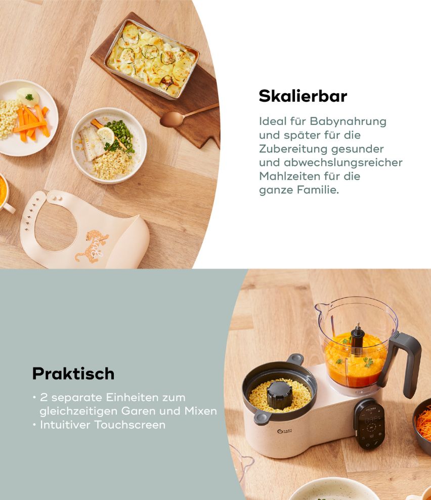 Babynahrungszubereiter Nutribaby Evolution Skalierbar