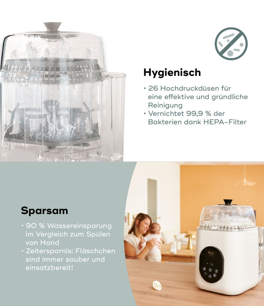 Flaschenreiniger NutriWash Hygienisch