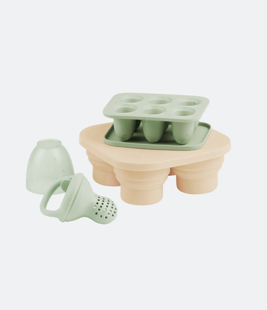 Gefrierformen Silikon & Fruchtsauger Set