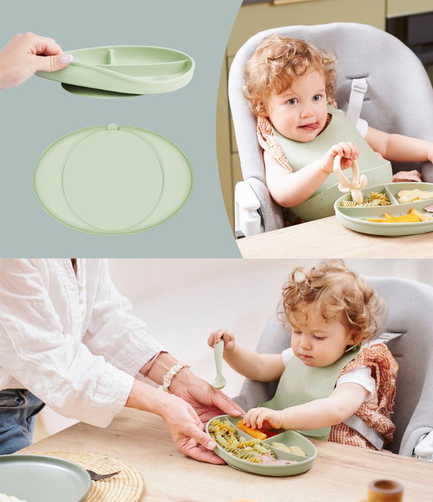 Kinderteller Silikon mit Saugnapf