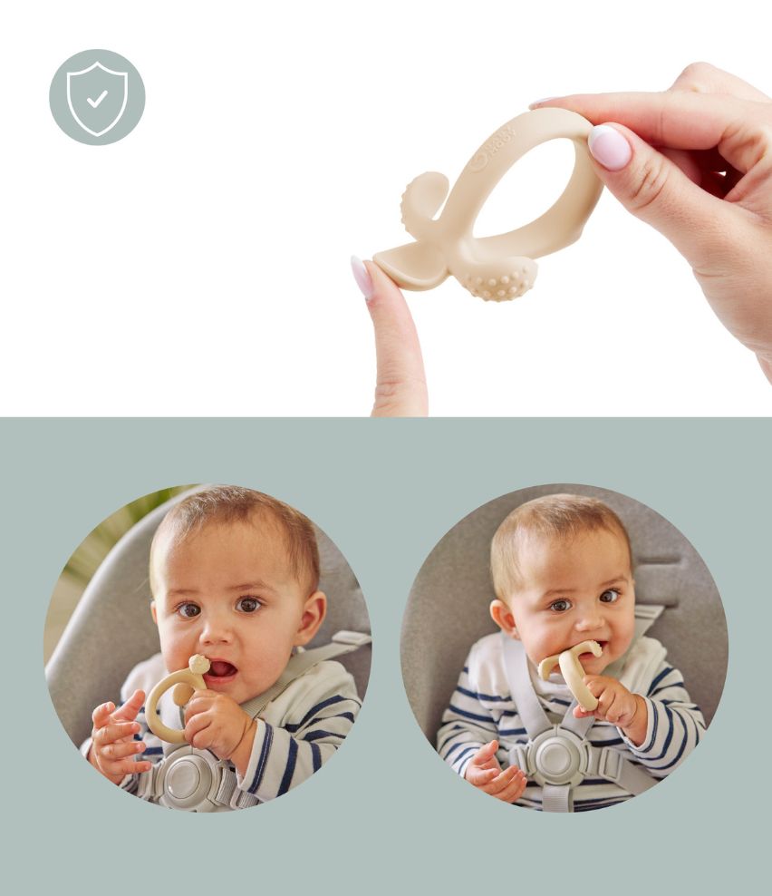 Babylöffel Silikon auch Beißring