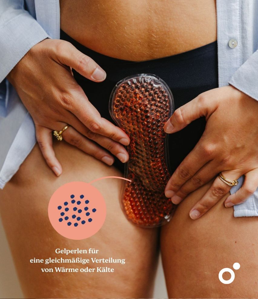 Wochenbett-Kompresse Calmy mit Gelperlen