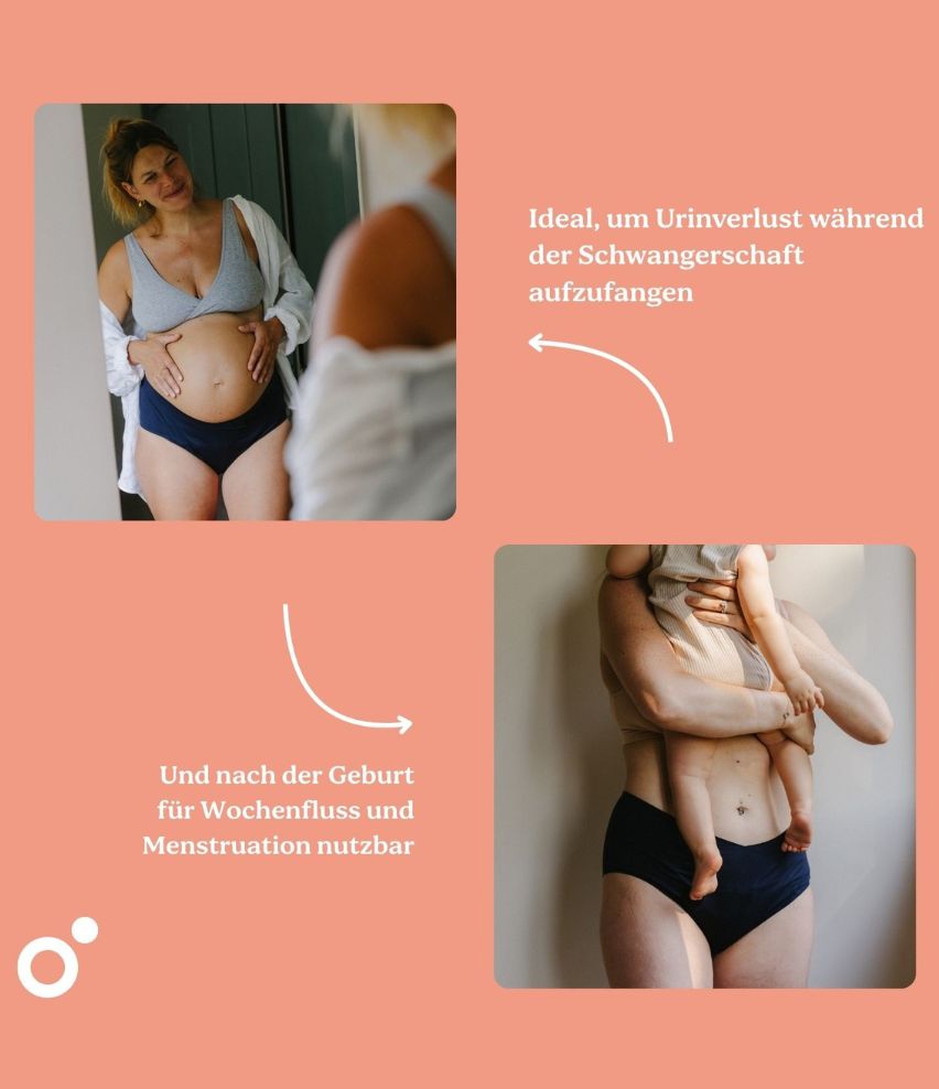 Wochenbett Unterwäsche Flowly auch in der Schwangerschaft
