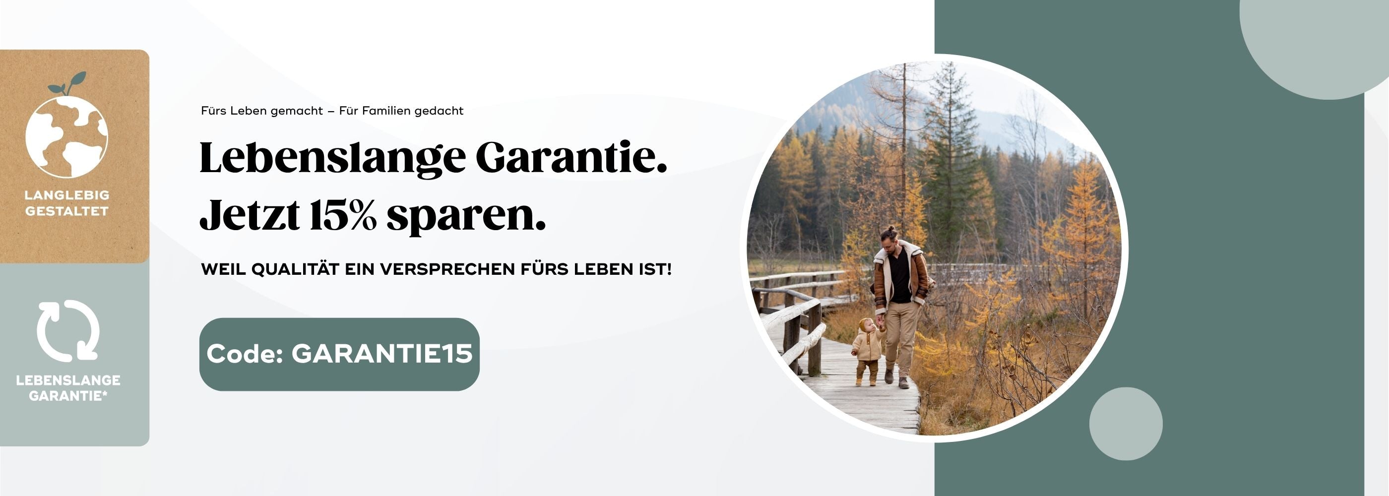 Lebenslange Garantie