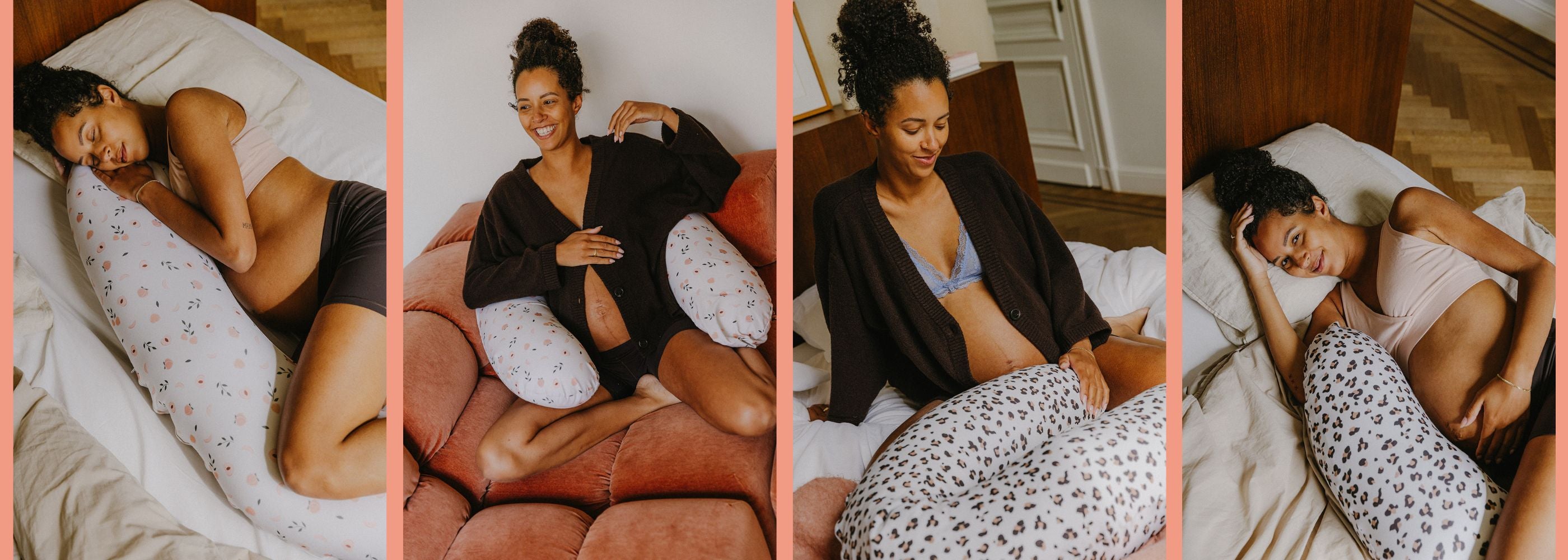 Stillkissen Buddy Peaches & Leopard