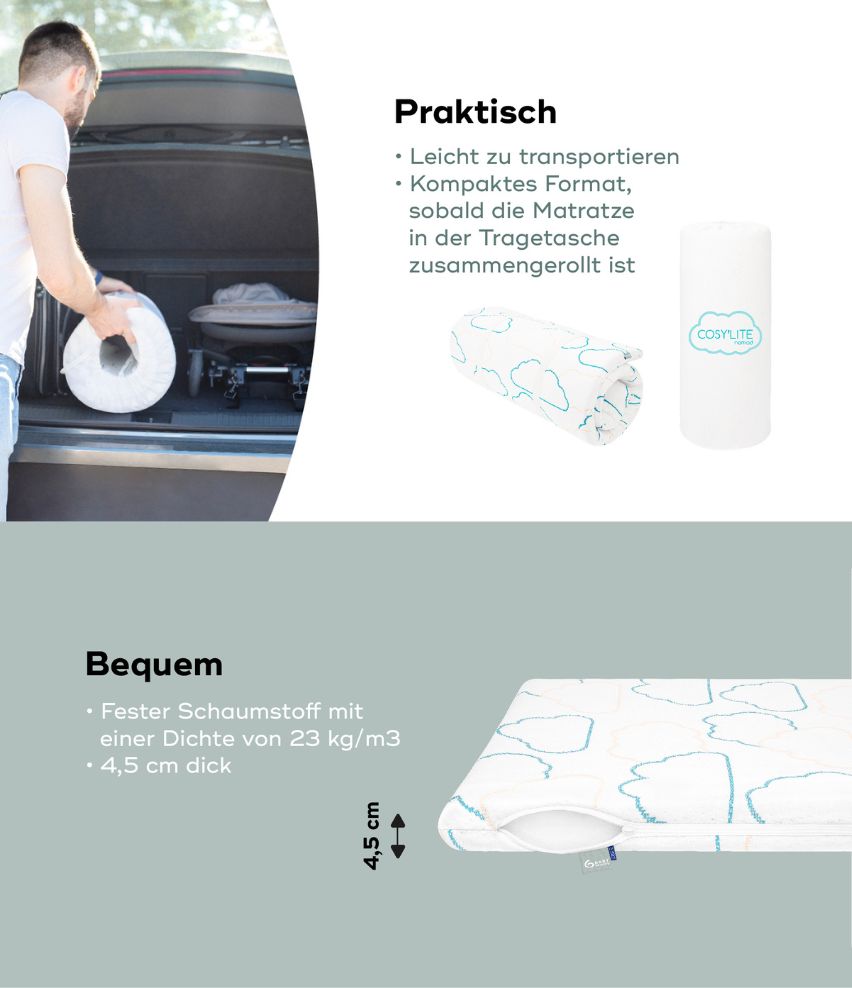 Reisebettmatratze Cosy'Lite Nomad