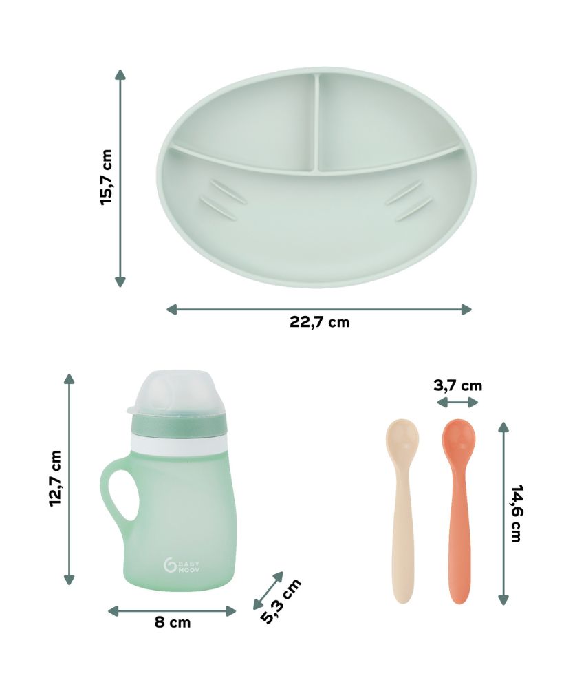 Silikon-Geschirrset GROW'ISY