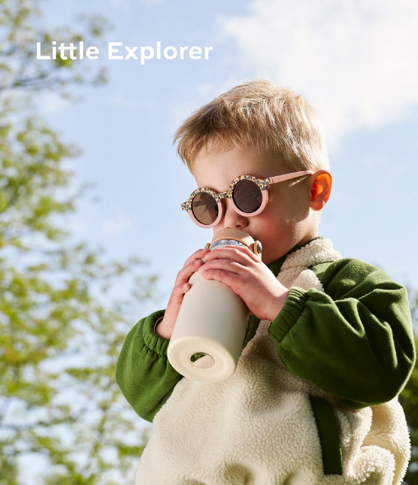 Isolierte Edelstahl-Trinkflasche Little Explorer