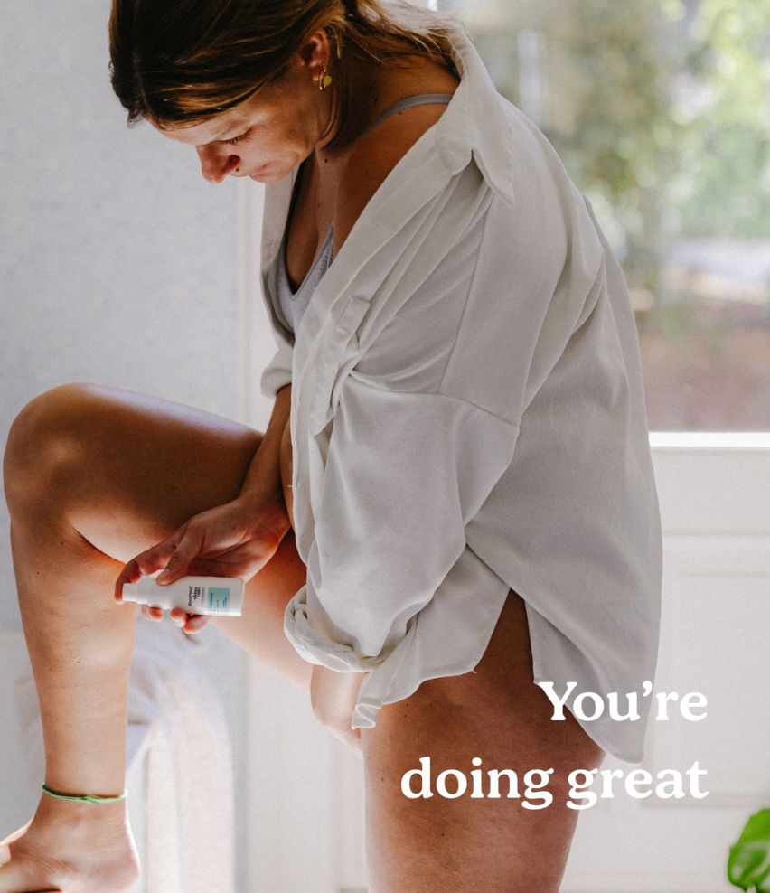 Damm-Massageöl - doomoo x shinncare You're doing great