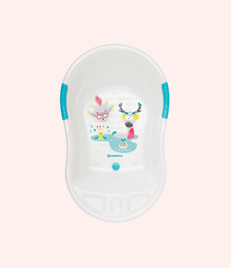 Soft-Stöpsel für Baby-Badewanne Bergtiere
