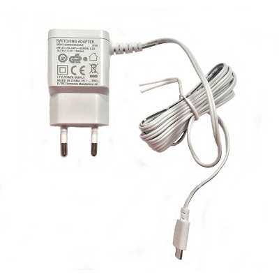 Kabel zasilający / micro USB 5V-1A_biały